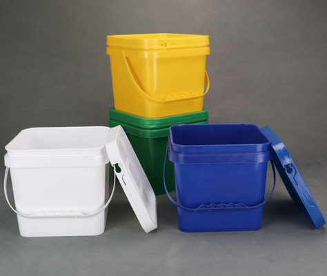 Contenedores de almacenamiento de plástico de grado alimenticio a prueba de fugas con tapas reciclables resistentes a los rayos UV
