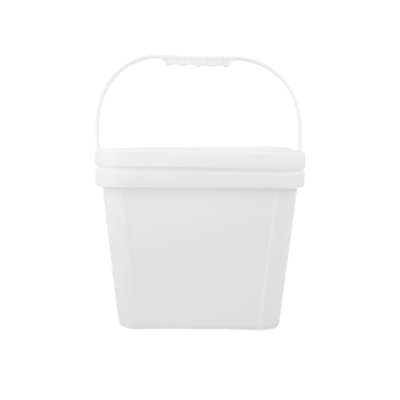 Cubo de plástico cuadrado PP para pintura 100% materias primas vírgenes Cuadrado