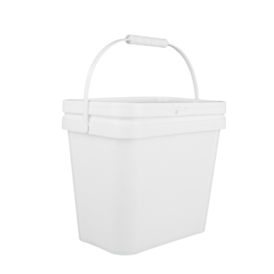 Cubo de plástico cuadrado de grado alimenticio con IML/Transferencia térmica/Serigrafía 1.2 Kg