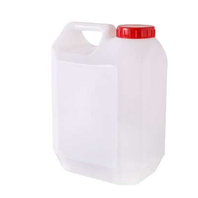 5L Plastic Jerry Can 5L Flat Canister Liquid Storage Container Industrial Use