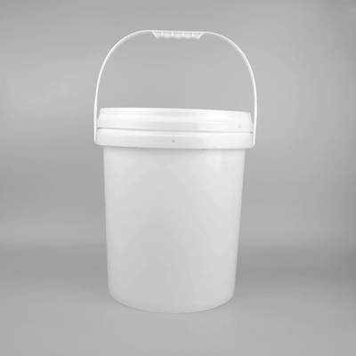 Contenedor de pintura de plástico resistente con gusanito de vertido