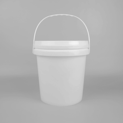Cubo de pintura de plástico de 18L con tapa y mango