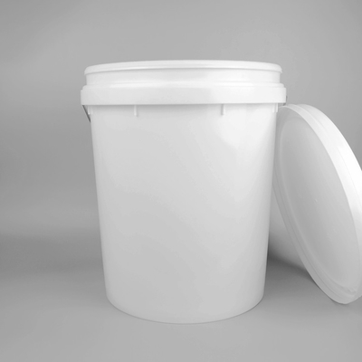 Cubo químico material del HDPE de la categoría alimenticia cubo plástico de 6 galones con la tapa