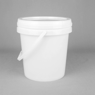 Cubo de plástico blanco de PP/HDPE para almacenamiento de alimentos