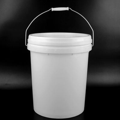 tambor plástico del látex 22kg con la tapa y la manija