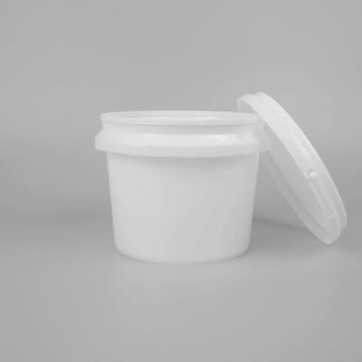 Pantalla que imprime el cubo plástico redondo 1200ml para las pinturas de los cepillos de los juguetes