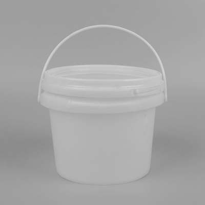 Pantalla que imprime el cubo plástico redondo 1200ml para las pinturas de los cepillos de los juguetes