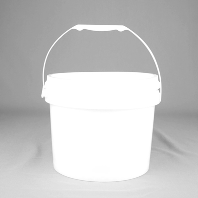 cubo plástico de la comida de 5L PP/HDPE con la manija
