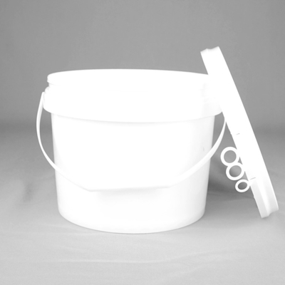 la aduana plástica de la prueba del escape del cubo de la comida del diámetro 5L de los 22cm imprimió
