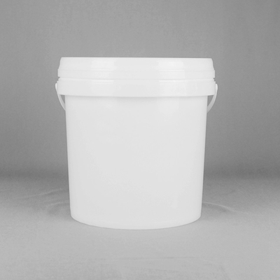 Cubo plástico 10L aprobado por la FDA de la pintura de la manija de la tapa