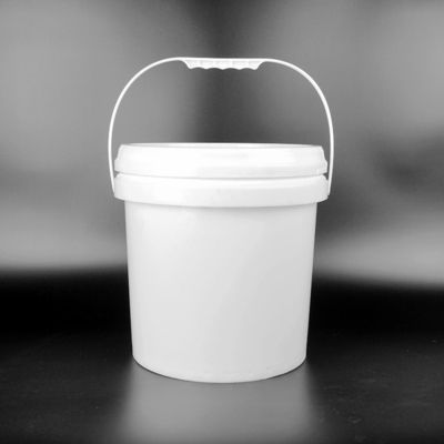 Barrilete pintado prenda impermeable del envase de plástico de 8 litros con la tapa y la manija