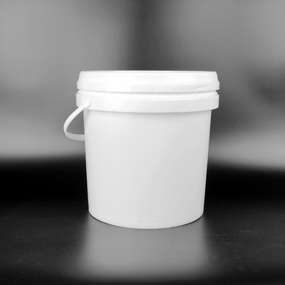 Barrilete pintado prenda impermeable del envase de plástico de 8 litros con la tapa y la manija