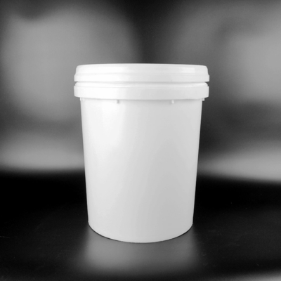 Cubo blanco estándar del almacenamiento de 5 galones ISO9001 con la tapa