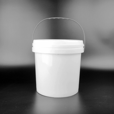 Cubo plástico redondo 5L con la tapa