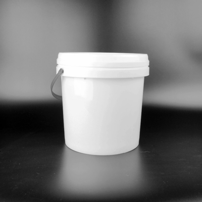 Cubo plástico redondo 5L con la tapa