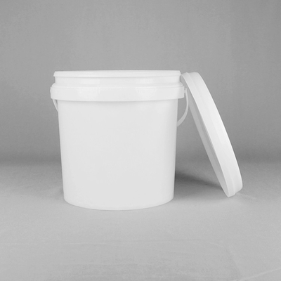 ronda 8L envases de plástico de 2 galones con las tapas, cubos plásticos de dos galones