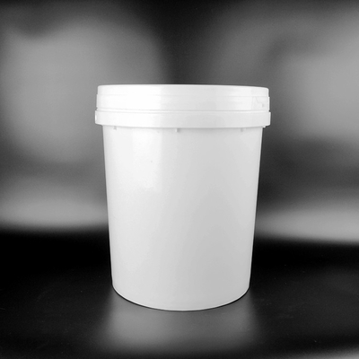 Cubo plástico material 25L de los PP de la agricultura con la tapa apilable
