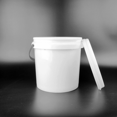 Cubo plástico redondo 5L con la tapa