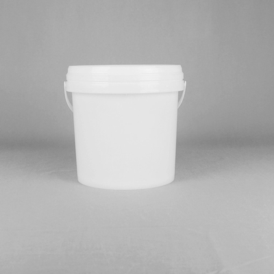 Cubo del envase de plástico de 5 litros con la tapa y la manija para la comida