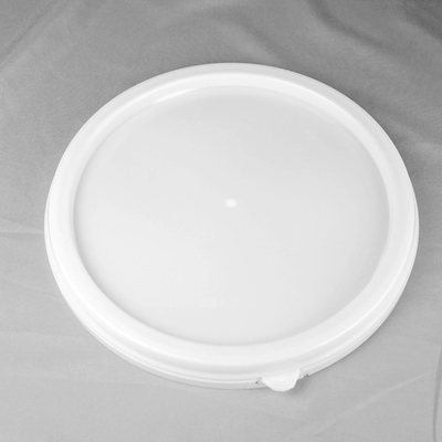 Cubo blanco de la pintura del plástico del polipropileno de 4 galones con la tapa