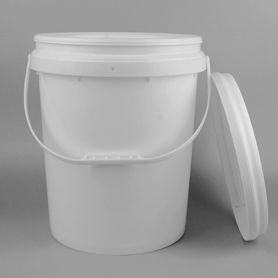 19L envase de plástico plástico del cubo de la pintura de 5 galones con la manija y la tapa