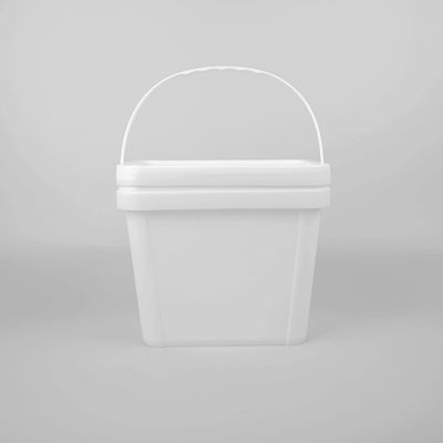 Cubo plástico del cuadrado rectangular de 1 galón 3.5L para las sustancias químicas