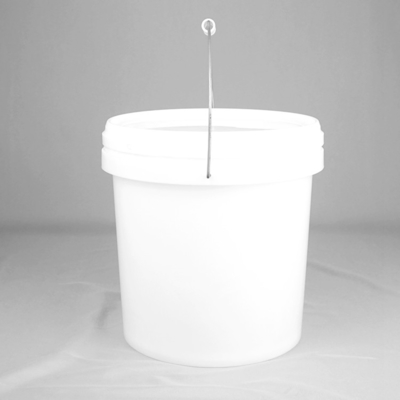 los 25cm DIA Transparent Plastic Bucket cubo claro de 10 litros para la comida