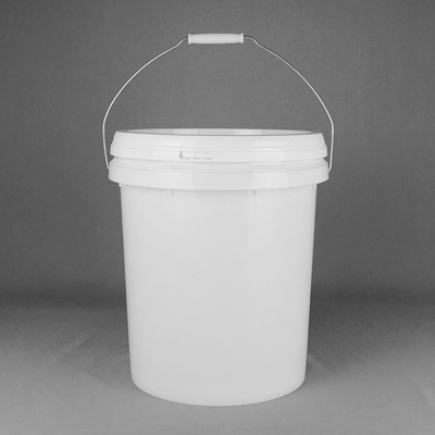cubo de agua plástico de la categoría alimenticia 20L 5 galones con las tapas y la manija