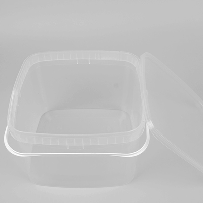 Cubo plástico del cuadrado blanco del color con resistencia química
