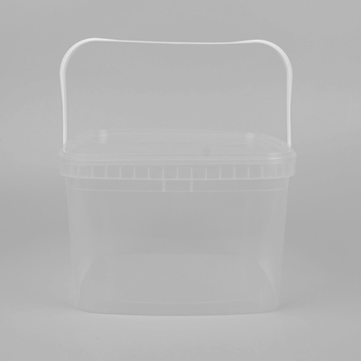 Cubo plástico del cuadrado blanco del color con resistencia química