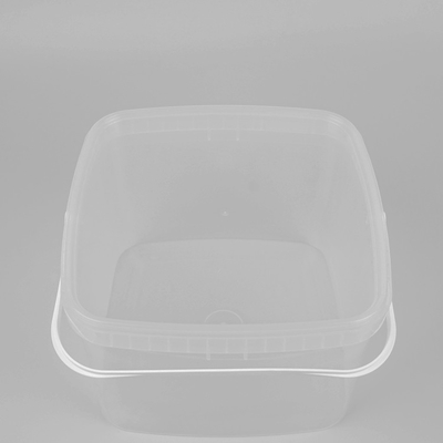 Material plástico transparente libre de los PP del cubo de ISO9001 BPA para el agua