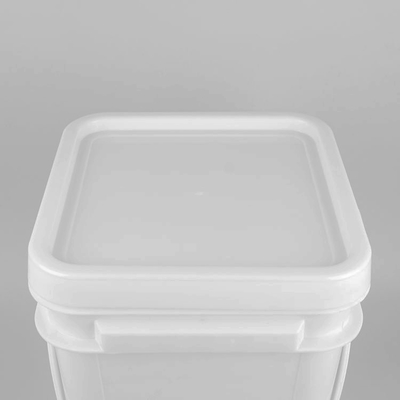 Cubo de plástico cuadrado resistente a sustancias químicas con IML/transferencia térmica/impresión en pantalla