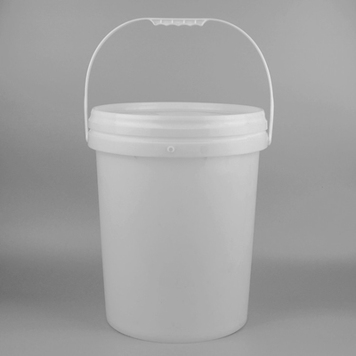 Cubo blanco 20l de la categoría alimenticia cubo de 5 galones con la tapa y la manija