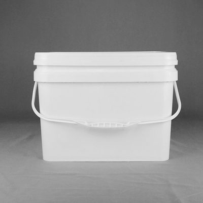 manija de 10L Toy Plastic Packaging Bucket Rectangular con la tapa