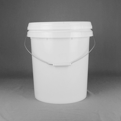 cubo de agua plástico de la categoría alimenticia 20L 5 galones con las tapas y la manija