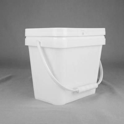 Capacidad plástica de Pail With Lid Excellent Seal del cuadrado de 1 galón 3.5L