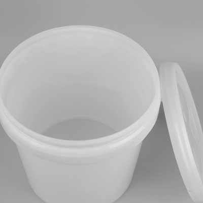 El plástico transparente de la aprobación del FDA pinta los cubos claros de la comida de los cubos 1 litro