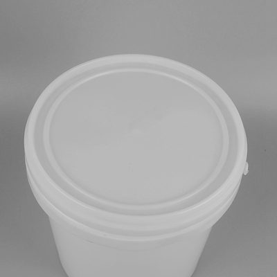 Cubo plástico modificado para requisitos particulares 5L/Litre PP Pail White Round Plastic Barrel de la pintura
