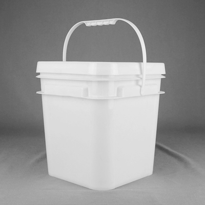 cubo plástico del cuadrado 9L
