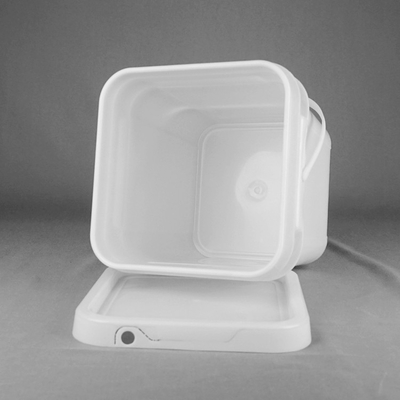 cubo plástico del cuadrado 9L