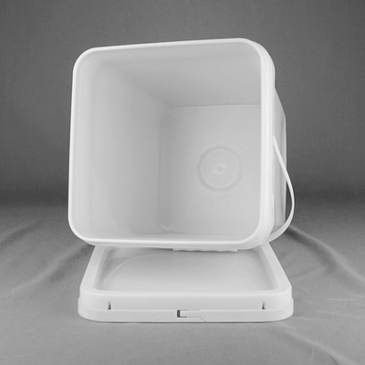 100% de materias primas Cubo de plástico cuadrado para almacenamiento Contenedor de plástico cuadrado