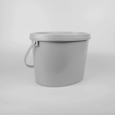 cubo plástico formado especial de la pintura 5kg con la tapa y la manija
