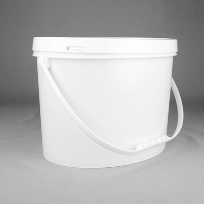 Categoría alimenticia oval de la forma PP 10L Pail Excellent Seal Ability plástica
