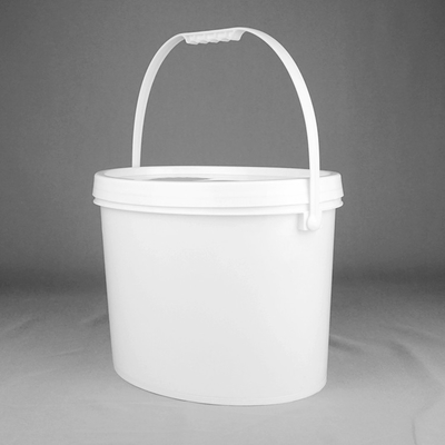 Categoría alimenticia oval de la forma PP 10L Pail Excellent Seal Ability plástica