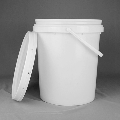 Barril plástico redondo blanco del HDPE termal de la transferencia para el color de la pintura de látex