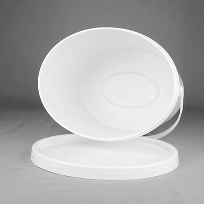 1 galón helado plástico oval del cubo de 2 galones que empaqueta con la manija de la tapa