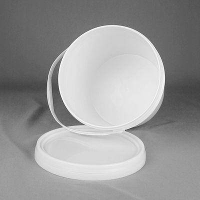 Cubo plástico 5L de la pintura de los PP del HDPE con la manija