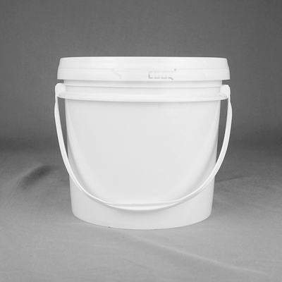 Cubo plástico 5L de la pintura de los PP del HDPE con la manija