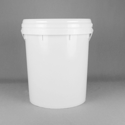 Cubos impresos de encargo redondos plásticos de la pintura 20 litros