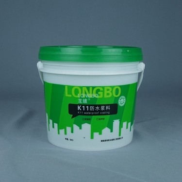 Diverso litro de la talla 5 de la pintura del cubo del almacenamiento plástico vacío de la pintura